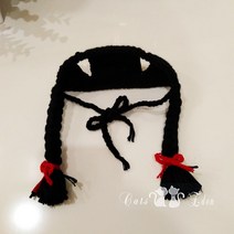 고양이 헤어 장식 핸드메이드 가발 귀여운 촬영 소품