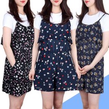 [스타일샵간지] 어깨끈 플라워 점프수트-9style