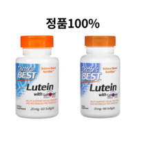 닥터스베스트 루테인 위드 루테맥스 2020 20 mg 60 소프트젤, 1개, 60정