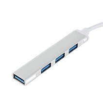 C타입 4 포트 허브 분배기 USB 3.0 PC Mac 전화 맥북 프로 아이패드 1 3 2.0, 한개옵션0