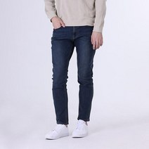 잠뱅이NC경산점남2022가을신상천연목재펄프로만들어진테이퍼드핏AM3DTA516, 32, 다크블루