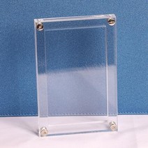 아크릴액자 압축앨범 가훈 가벼운 액자 그루브 카드 벽돌 보호 쉘 마그네틱나사 고정-150, BGS Magnetic