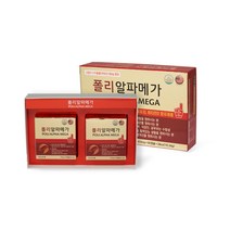 유한헬스팜 폴리알파메가 180캡슐 (6개월분) / 사탕수수추출물 EPA DHA 함유 혈행개선 영양제