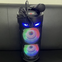 큰 광장 댄스 휴대용 블루투스 스피커 led 다채로운 빛 soundbar column ktv soundbox wireless subwoofer hifi boombox, zqs4239