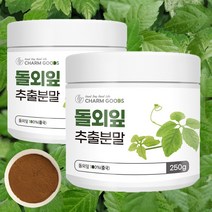 Healthhelper_돌외잎추출분말 250g/병 사포닌/ 돌외잎추출물20배농축 분말100% 돌외잎 고농축사포닌함유 인삼의 6배 & AMBK, 250gx2병, 2개