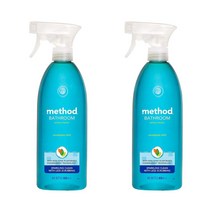 메소드 샤워 욕실 화장실 클리너 유칼립투스 민트 828ml 2팩 영국 Method Shower Bathroom Cleaner Eucalyptus Mint 세정제