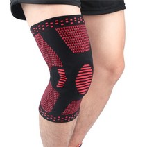 무릎 팔꿈치 보호대 1pc 무릎 패드 중괄호 스포츠 지원 Kneepad 남성 관절염 수호자 압축 슬리브, 01 버건디_02 L