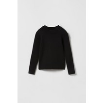 자라 ZARA 키즈 리브드 니트 스웨터 - 블랙 베이비 232600403