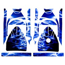 스케이트 보드 슬라이드보드 전기 스쿠터 드리프트 밸런스 휠 호버보드 스티커 커버 6.5 인치 셀프 밸런싱 스탠딩, [02] 파란