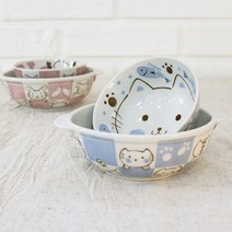 캐릭터식기 통통고양이 통통토끼 홈세트, 통통고양이 시리얼볼
