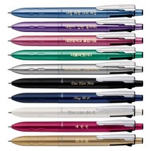 제브라 3색볼펜 ZX3C 무료 이니셜 각인 선물상자 증정, 라이트핑크