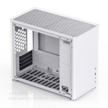 PC 케이스 Jonsbo d30 컴퓨터 microatx 데스크탑 알루미늄 합금 단일, 하얀