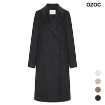 [OZOC] 여성 세미 루즈핏 더블 코트