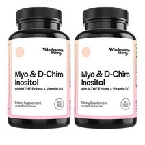 여성 영양소 활성형엽산 비타민D 함유 미오 이노시톨 2000mg 120베지캡슐 2개
