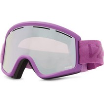 VonZipper Cleaver 성인용 스노보드 고글 - 플럼 새틴/그레이-로즈/원 사이즈, Plum Satin / Grey-rose