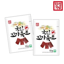 한성 국산 꼬마육포 13g 25개, 단품