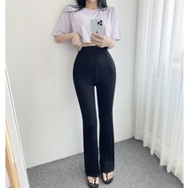 레이온 타이트핏 밴딩 부츠컷 레깅스 트레이닝 팬츠 3컬러