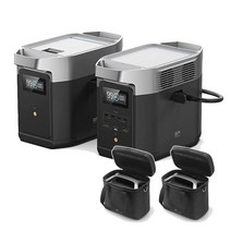 [가방 증정] 에코플로우 델타2 파워뱅크 리튬인산철 배터리 차박 노지 캠핑용 AC 220V 대용량 보조배터리 밧데리 마린랜드, 델타2+추가배터리