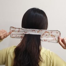 와이어 헤어밴드 머리끈 올림머리 똥머리 꽃도트 당고