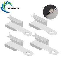 킹룬 KINGROON 8pcs 유리 가열 침대 클립 스테인레스 스틸 플레이트 클램프 3D 프린터 부품 Ultimaker 빌드 플랫폼 용 히트 베드, [06] Brazil Free Shipping