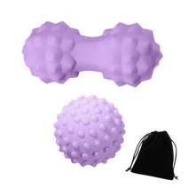 블루핏 땅콩 마사지볼+지압 싱글볼 세트, 퍼플, 퍼플1292517 14