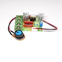 Ac 모터 컨트롤러 220V 2000W 전압 레귤레이터 디밍 조광기 속도 서모 스탯 전자, One Color_One Size, One Color_One Size, 상세 설명 참조0