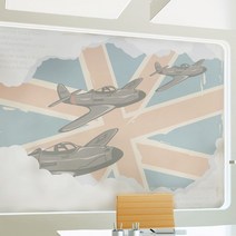 [뭉키데코] 무점착반투명시트_MSC-234_fly away home1(A01_W90xH90cm), A01_W90xH90cm