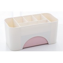 6개칸 PP소재 분리수납 정리함 매니큐어 화장품정리함, 그린