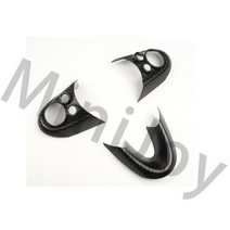 차량셀프도색 자동차보수 탄소 섬유 패턴 스티어링 휠 버튼 커버 스티커 인테리어 미니 쿠퍼 S JCW F60 F55, 01 Carbon Pattern 7A