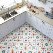 북유럽 스타일 타일 시트지 스티커 20x20cm 5장 PHZT, 1. PHZT-001