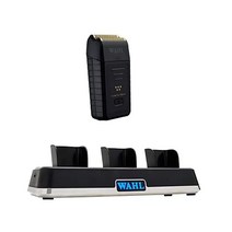 WAHL 왈 Professional 클리퍼 바리깡 프로페셔널 파워 스테이션 및 5성 소멸 면도기 번들