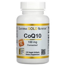 캘리포니아 골드 뉴트리션 코큐텐 100mg 120정 California Gold Nutrition CoQ10 100mg 120 Veggie Softgels, 1개
