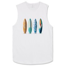 일루소 서핑보드 프린팅 박스 나시 민소매