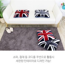 부드러운 밍크 느낌을 그대로 살린 극세사 쿠션 겸 방석 고밀도의 촘촘한