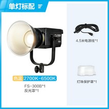 촬영 어퓨쳐 조명 영상등 에르투스 어퓨처 세트 고출력 광폭, FS300B 2700K-6500K【투톤온단등 표준품】
