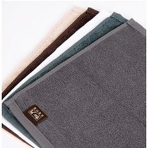 송월타올 손수건 행주 40g 30x30cm 베이지 화이트 그레이 브라운 다크그린, 1장