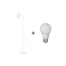 (전구포함) 이케아 레르스타 플로어스탠드 화이트 전구포함_[230202EA], 본상품선택, 본상품선택