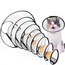 강아지 넥카라 고양이 넥카라 깔대기 투명 깔깔이 s m l xl, 넥카라 4호