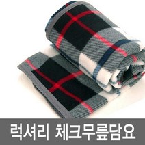 럭셔리체크무릎담요