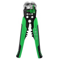 압착기 크림 퍼 케이블 커터 자동 와이어 다기능 스트리핑 도구 압착 펜치 터미널 0.2-6.0mm2 도구, 초록, 1개