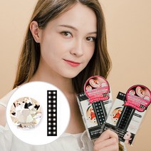 와사비네코 귀지압패치 쥬얼리 스톤 크리스탈 귀침 이어 테라피 스티커, 실크20pcs_M(3.0mm), 1set