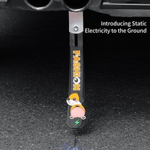 정전기방지팔찌 자동차 스트립 어스 벨트 그라운드 와이어 스트랩 차량 트럭 SUV RV 안전 운전, 단일옵션