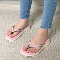 수피 여성용 EVA 통굽 쪼리