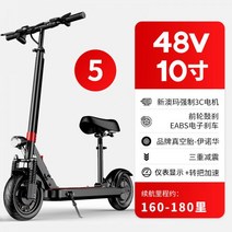 전기자전거 세발 배달 전동자전거 삼륜 26인치 접이식 1000W 2인용, ⑤ 10인치 48V 3진동/물전 3차/, 48V