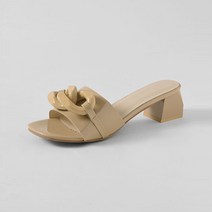 착한구두 여성용 슈벤 체인장식 뮬 슬리퍼 SPEMS2e127