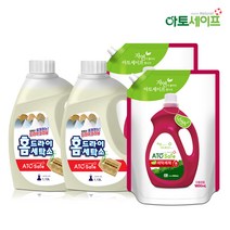 아토세이프 다운워시 점퍼 패딩 이불 전용세제 구스 1.13L 2개+액체 세탁 세제 1.8L 2개, 단품