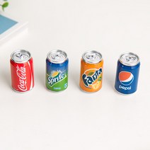 캔 콜라 환타 냉장고 자석 4type 사무 책상 탕비실, 스프라이트