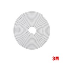 2/3/5M 자동차 도어 충돌 방지 스트립 스틸 디스크 범퍼 트림 가장자리 스크래치 보호기 스트립 씰링 가드 스타일링 자동차 장식, 3M White_3