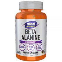 Now 나우푸드 foods 스포츠 베타 알라닌 750mg 120캡슐