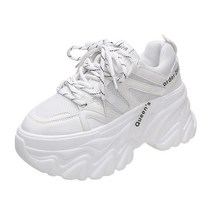 하이탑 운동화 Rimocy 여성용 통기성 플랫폼 운동화 핑크 청키 레이스업 두꺼운 밑창 캐주얼 신발 2023 Z